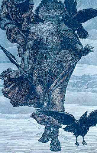 Odin with Ravens