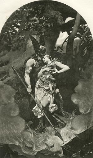 Odin and Brunhild
